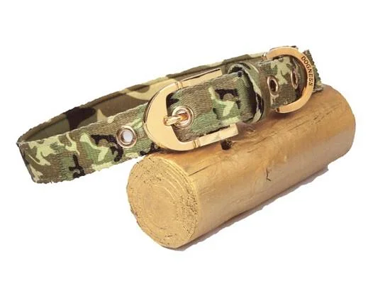Φωτογραφία προϊόντος: Dogness Περιλαίμιο Camo Green Medium: 2cm X 41-51cm - έως 32kg.