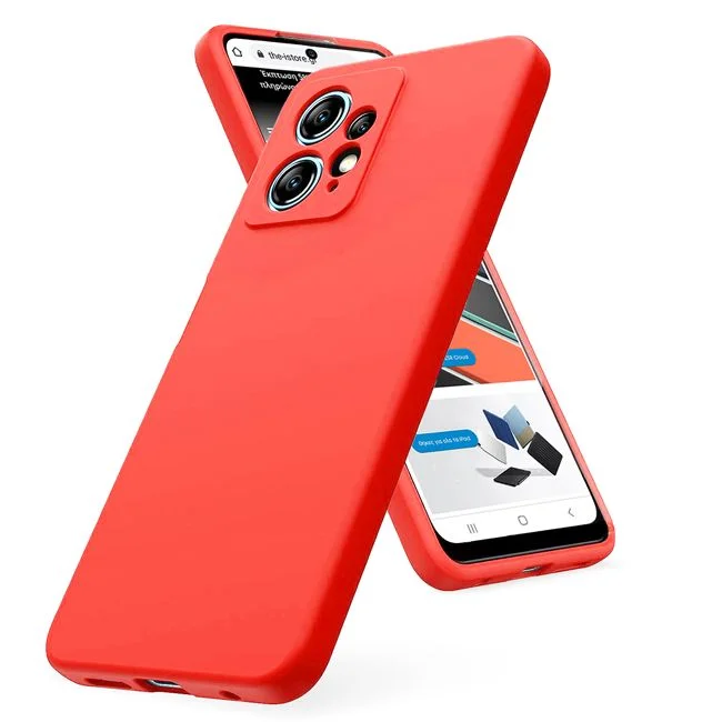 Φωτογραφία προϊόντος: Θήκη Rubber Silk Orange Xiaomi Redmi Note 12 4G