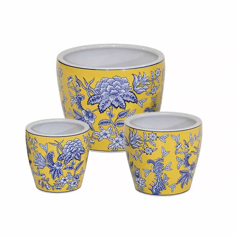 Φωτογραφία προϊόντος: ART ET LUMIERE ΚΑΣΠΩ PORCELAIN ΣΕΤ 3ΤΕΜ ArtedLumiere S:16X15EK M:20X18EK L:26X23EK
