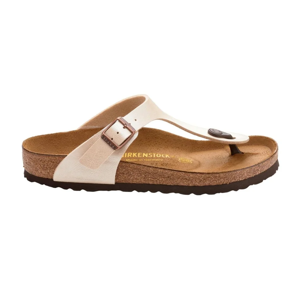 Φωτογραφία προϊόντος: Birkenstock Σαγιονάρες Γυναικείο Birko-Flor(ανθεκτικό υλικό της Birkenstock-επιτρέπει την επαφή με το νερό) Μπεζ BIR/GIZEH GRACEFUL 943871 WHITE P