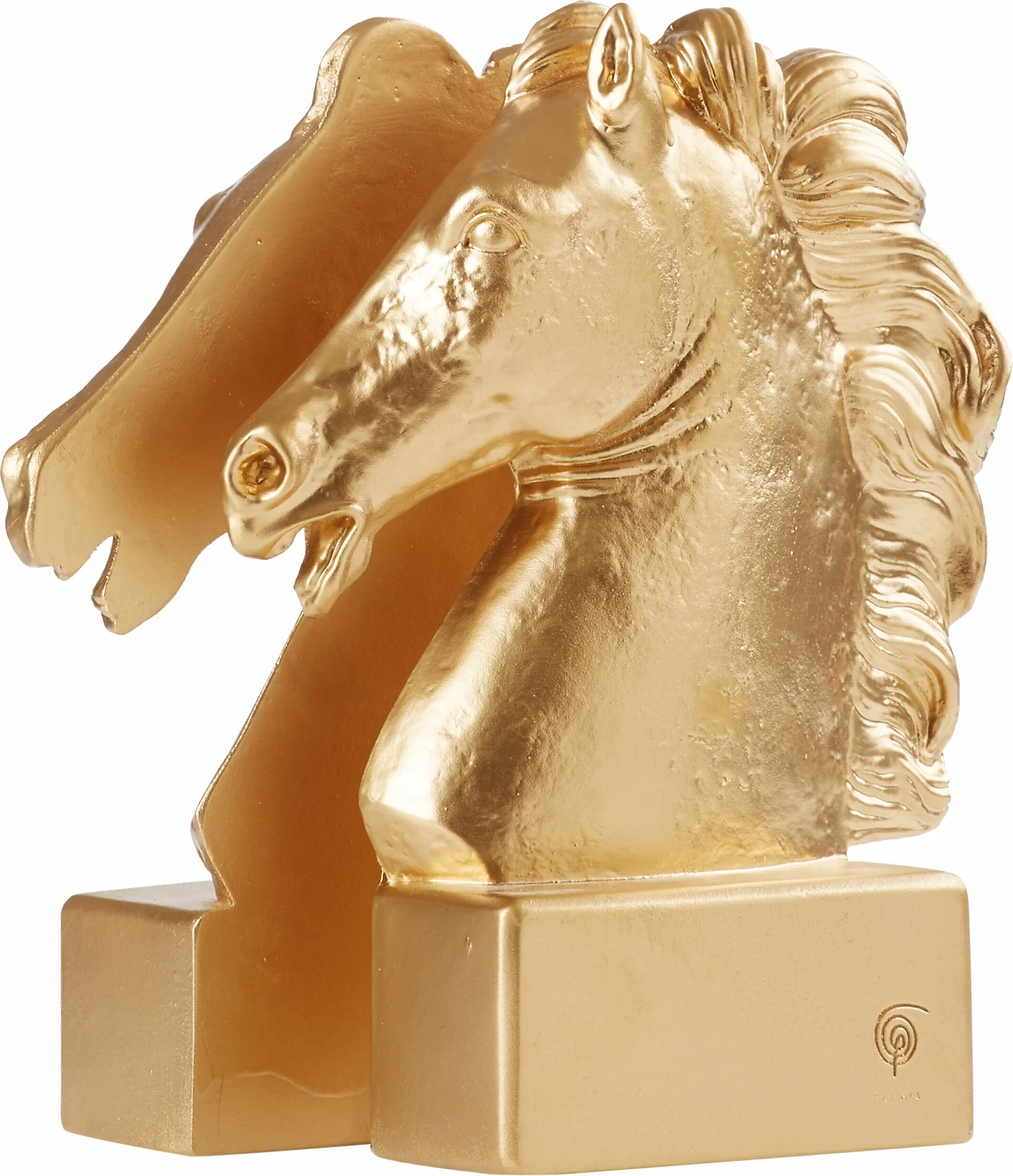 Φωτογραφία προϊόντος: sophia The Horse Σετ 2 Βιβλιοστάτες Gold Κεραμίνη 21x4,5x16,5cm