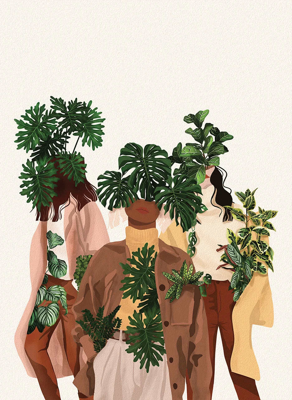 Φωτογραφία προϊόντος: Πίνακας σε καμβά Floral Lady Mind