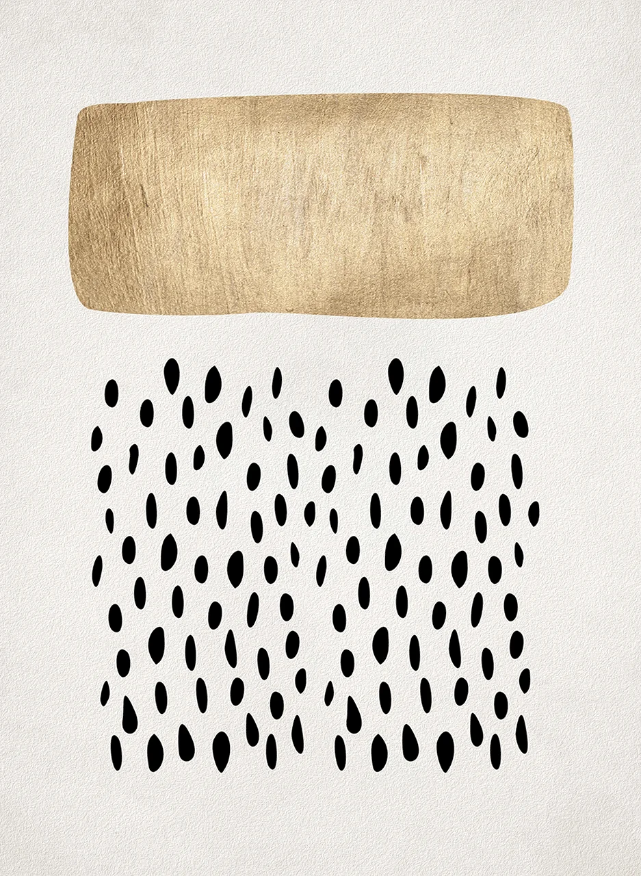Φωτογραφία προϊόντος: Πίνακας σε καμβά Black Dots Art