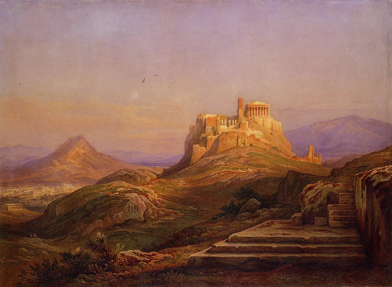 Φωτογραφία προϊόντος: Πίνακας ζωγραφικής Acropolis View Müller αντίγραφο έργου τέχνης
