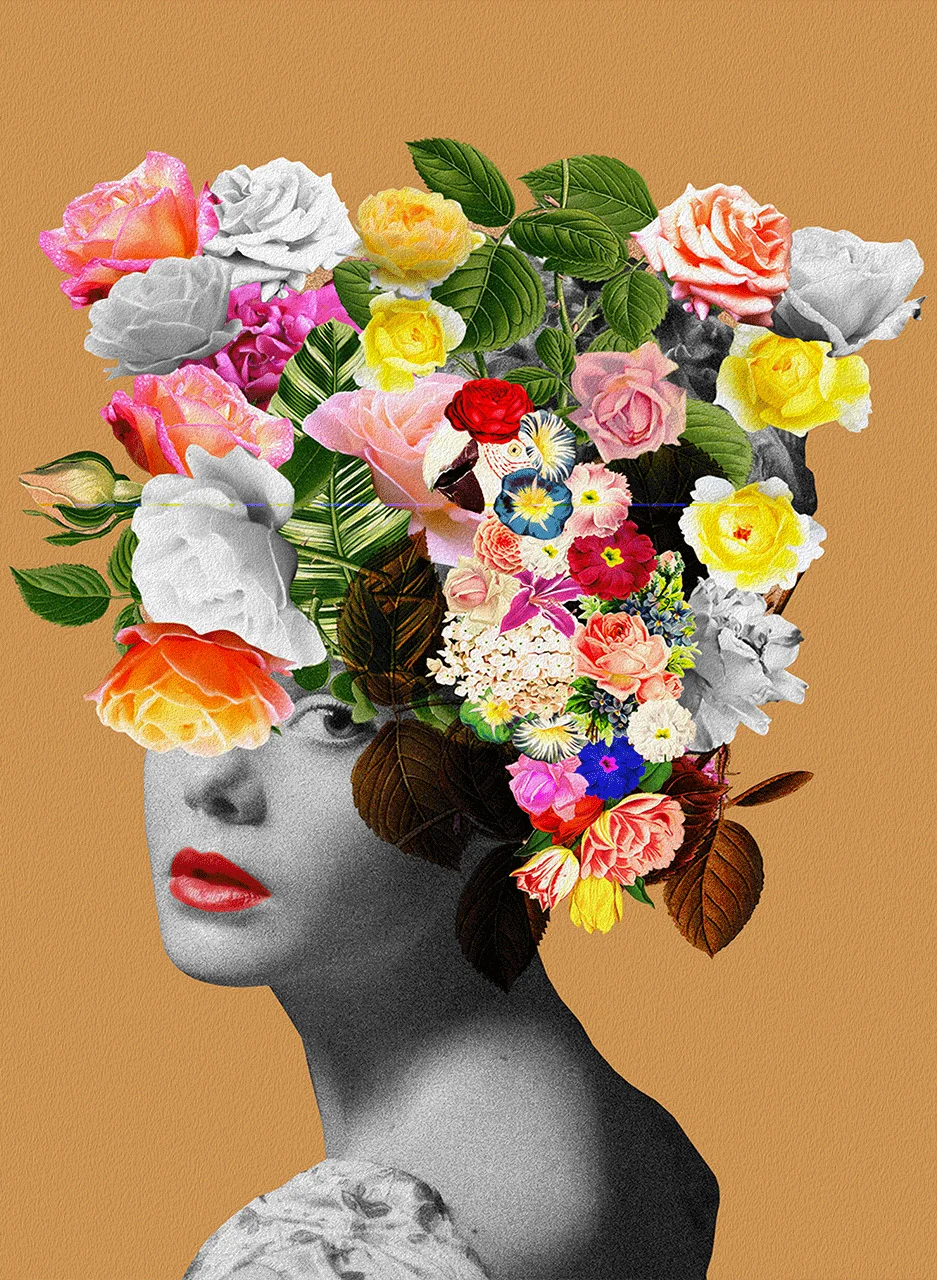 Φωτογραφία προϊόντος: Πίνακας σε καμβά flower Lady