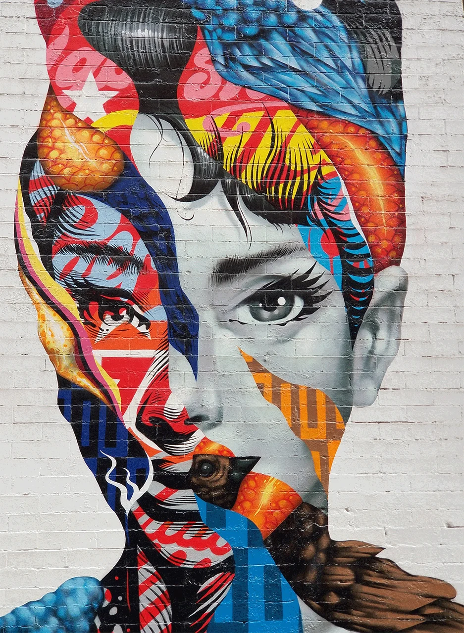 Φωτογραφία προϊόντος: Πίνακας σε καμβά Portrait de la femme, Graffiti