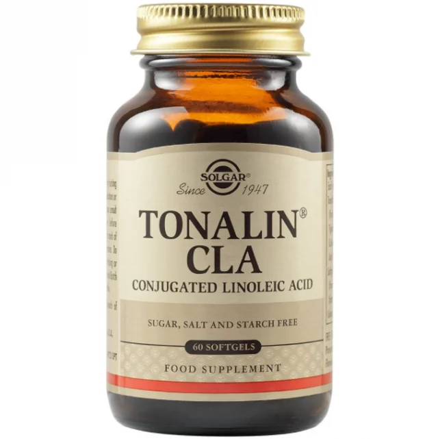 Φωτογραφία προϊόντος: Solgar Tonalin CLA 1300mg Έλεγχος Βάρους +amp; Μείωση Λίπους 60 Softgels