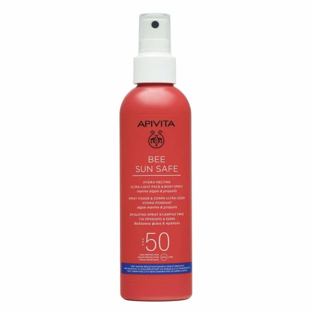 Φωτογραφία προϊόντος: Apivita Bee Sun Safe Hydra Melting Ultra Light Face +amp; Body Spray SPF50 200ml
