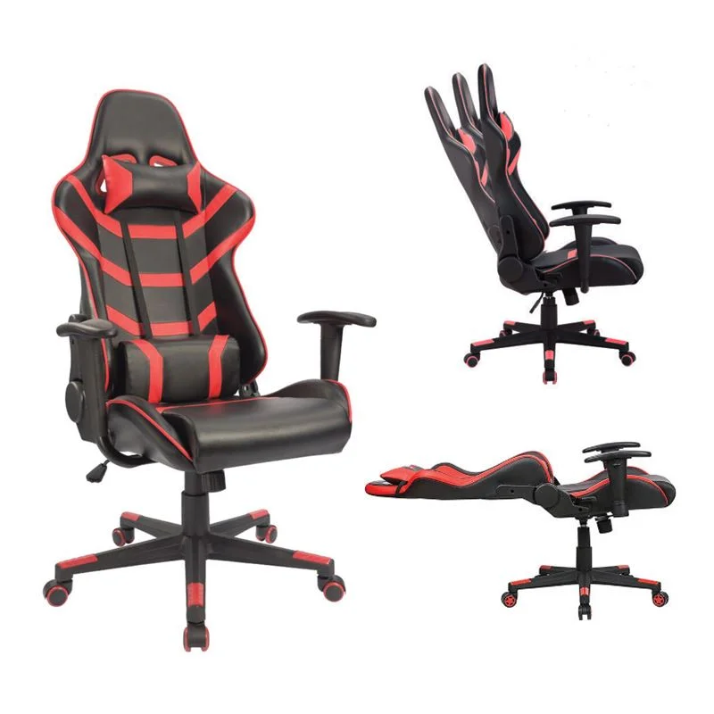 Φωτογραφία προϊόντος: BF9050 Gaming Πολυθρόνα Γραφείου, Ανάκλιση Πλάτης έως 90°, Pu Μαύρο - Κόκκινο