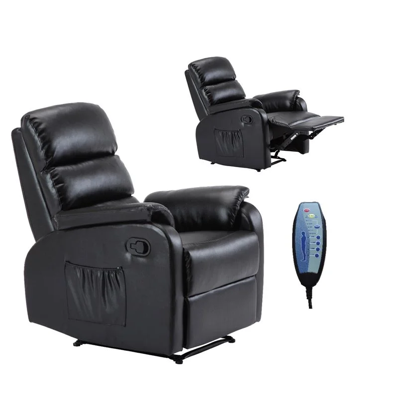 Φωτογραφία προϊόντος: COMFORT Massage Πολυθρόνα Relax, Σαλονιού - Καθιστικού, PU Μαύρο
