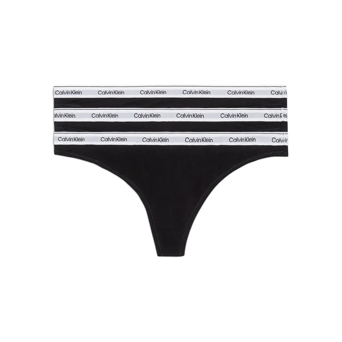 Φωτογραφία προϊόντος: Calvin Klein Γυναικείο String Modern Logo Thongs - Τριπλό Πακέτο, Χρώμα Μαύρο