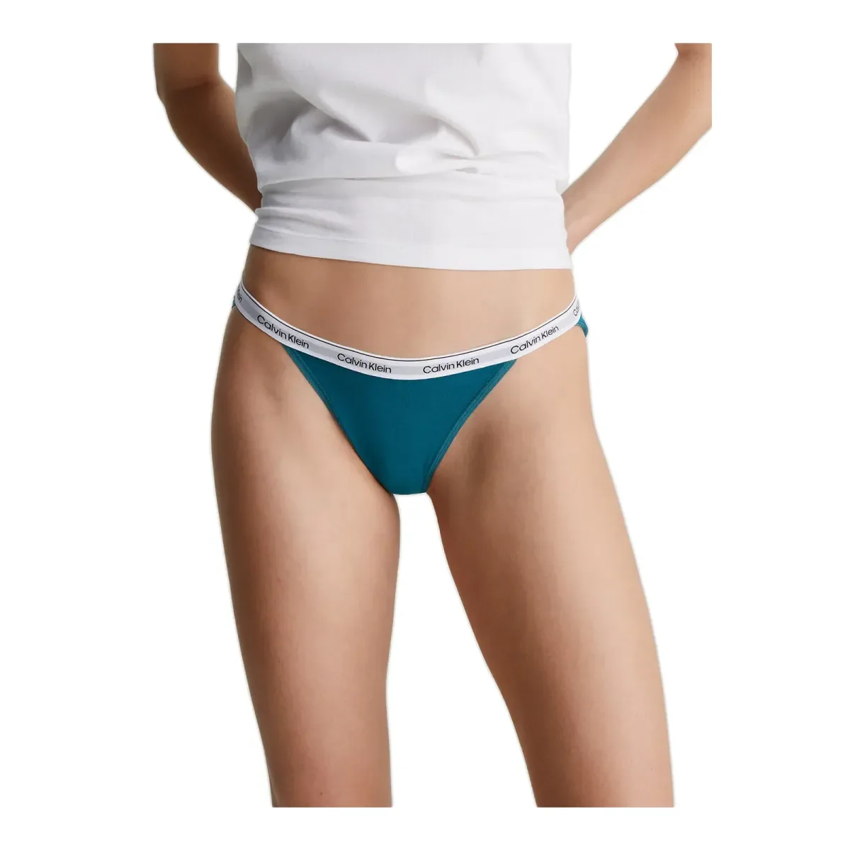 Φωτογραφία προϊόντος: Calvin Klein Γυναικείο Slip Bikini Modern Logo, Χρώμα Chesapeake Bay