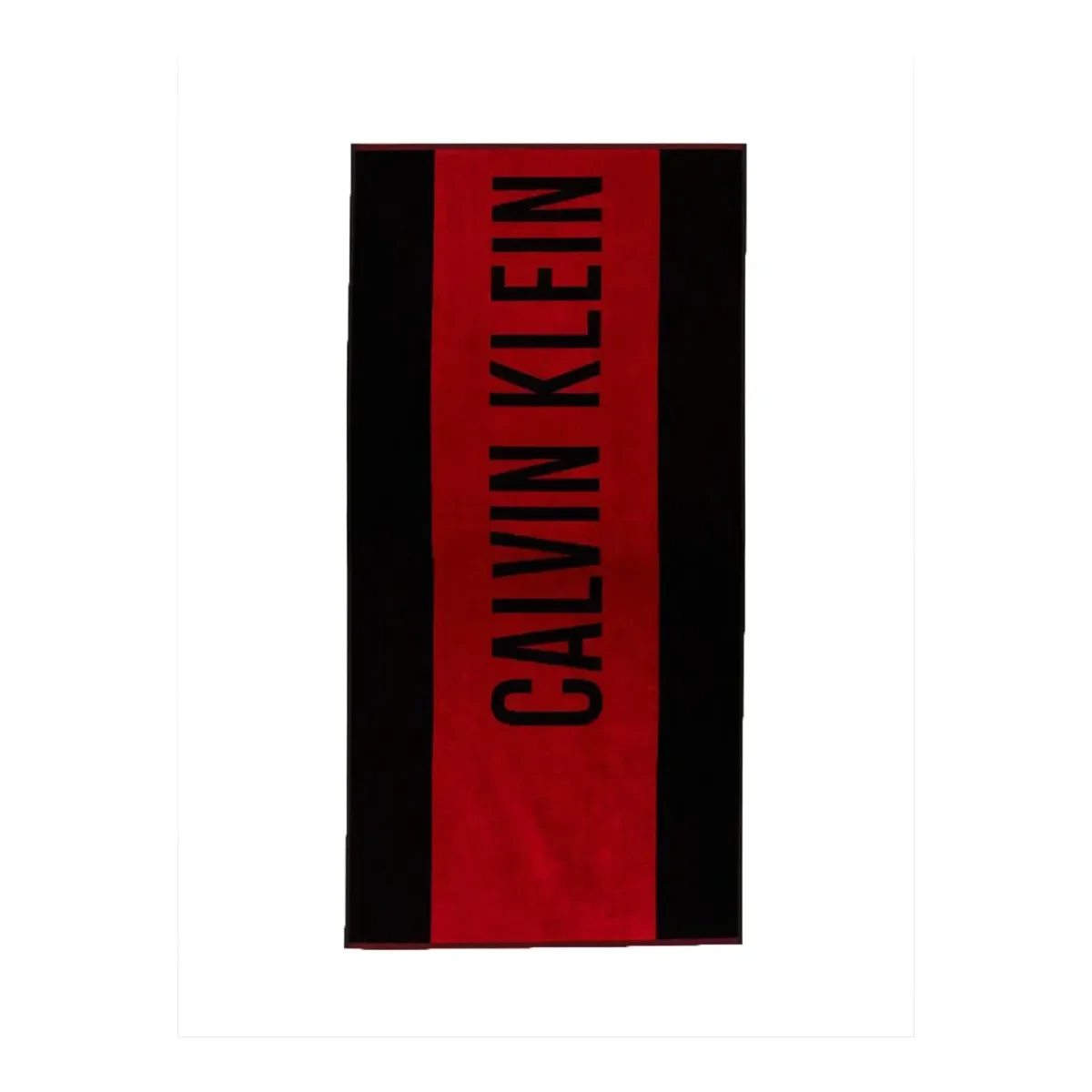 Φωτογραφία προϊόντος: Calvin Klein Πετσέτα Θαλάσσης Logo Block Intense Power 170x90εκ, Χρώμα Flaming Chili
