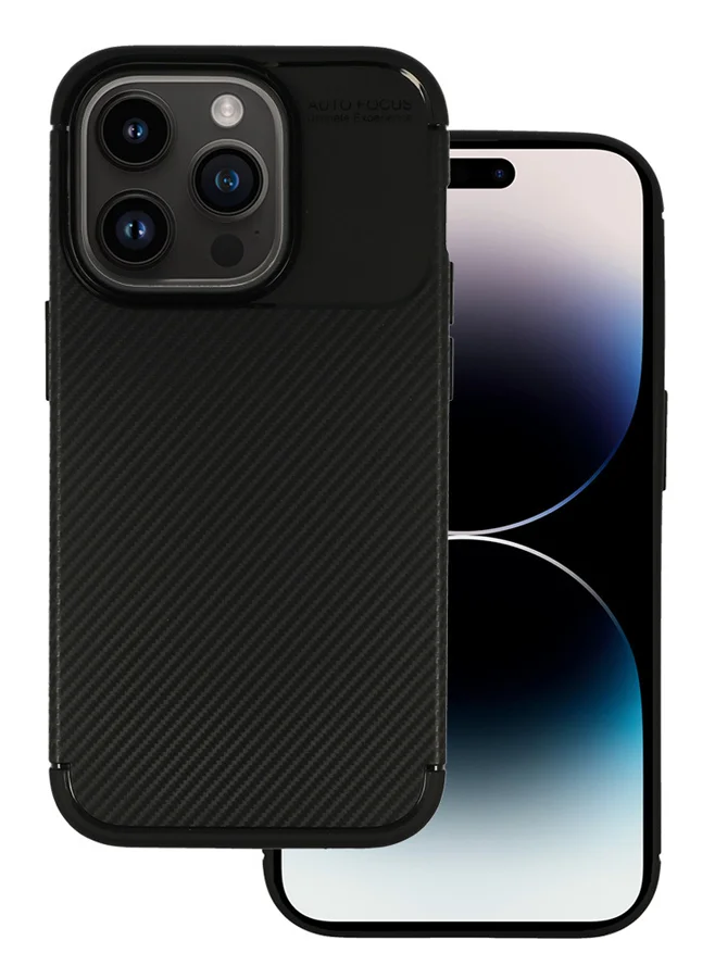 Φωτογραφία προϊόντος: VENNUS Θήκη Carbon Elite VNS-0057 για iPhone 14 Pro, μαύρη