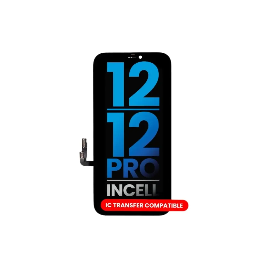 Φωτογραφία προϊόντος: Οθόνη LCD iPhone 12 / 12 Pro InCell AQ7 — IC Transfer Compatible