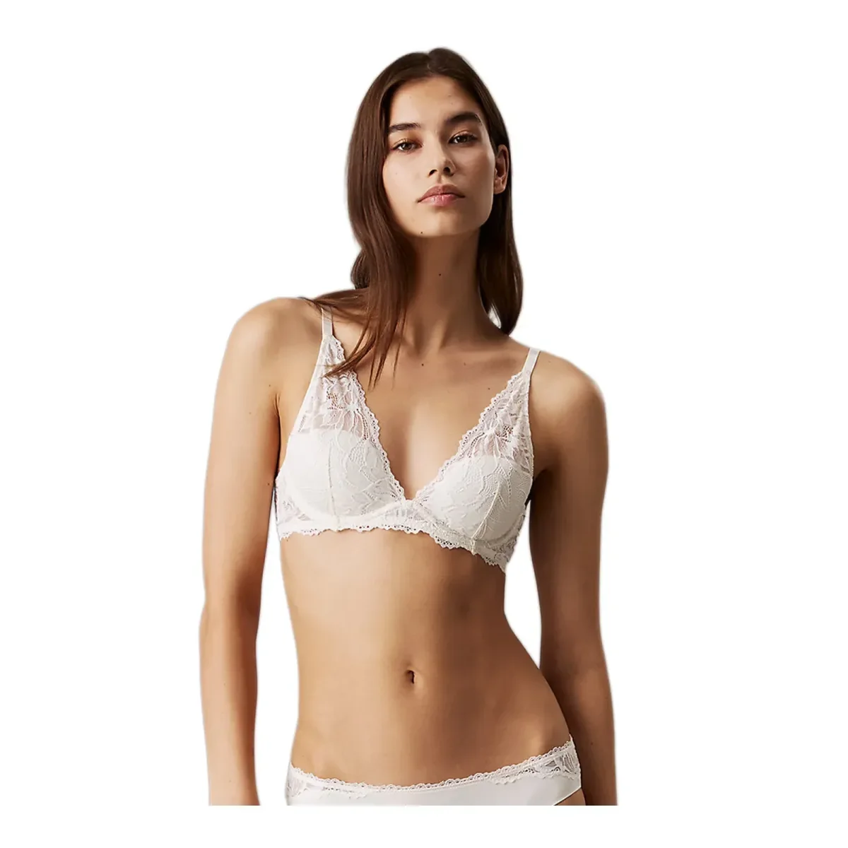 Φωτογραφία προϊόντος: Calvin Klein Γυναικείο Σουτιέν Plunge Seductive Comfort, Χρώμα Ιβουάρ
