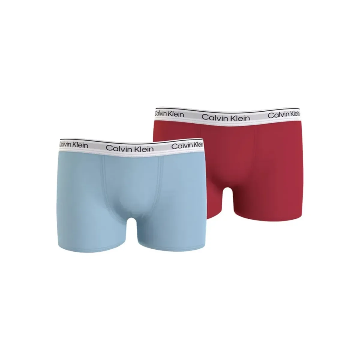 Φωτογραφία προϊόντος: Calvin Klein Παιδικό Boxer Αγόρι Modern Cotton - Διπλό Πακέτο, Χρώμα Powdersky-Medievalred