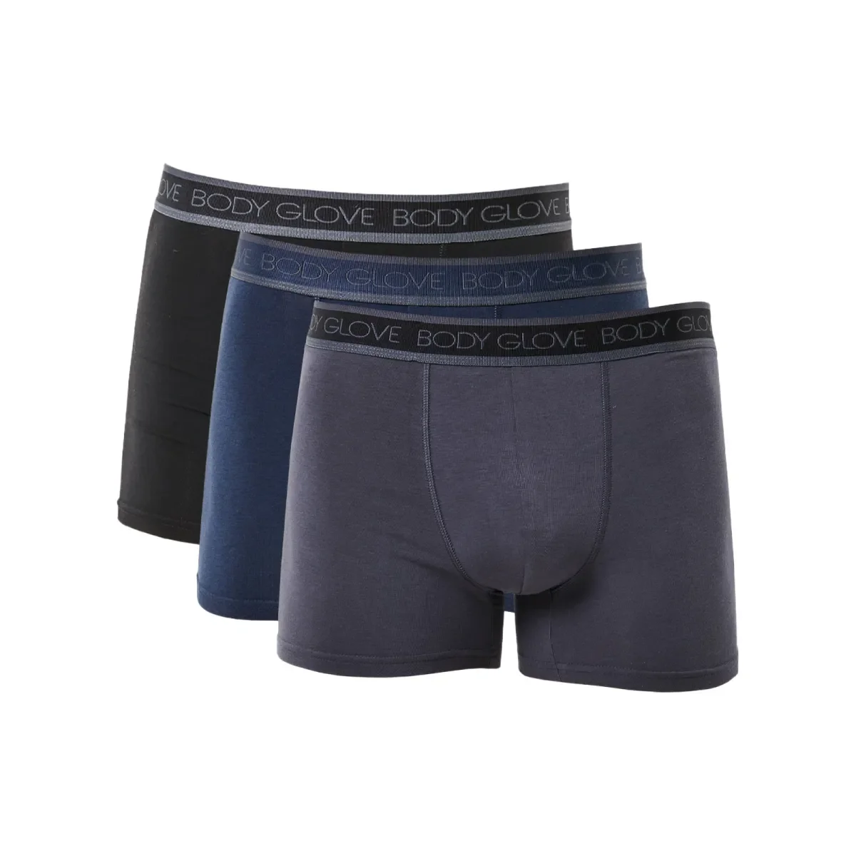 Φωτογραφία προϊόντος: Body Glove Ανδρικό Boxer Logo Band - Τριπλό Πακέτο, Χρώμα Μαύρο-Μαύρο-Μαύρο