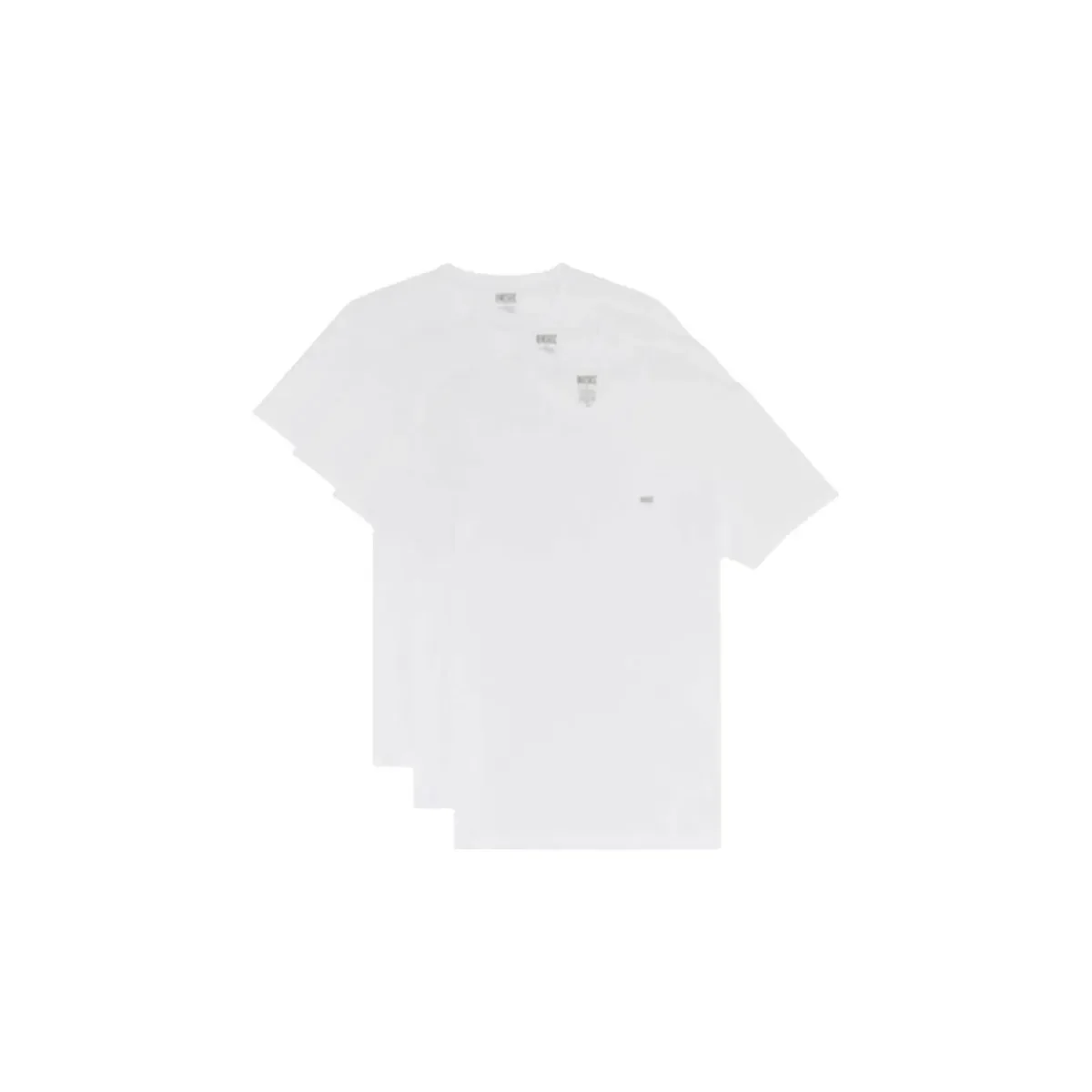 Φωτογραφία προϊόντος: Diesel Ανδρικό Φανελάκι T-Shirt Jake Logo - Τριπλό Πακέτο, Χρώμα Λευκό