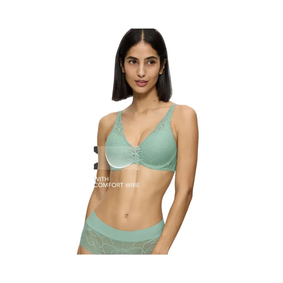 Φωτογραφία προϊόντος: Triumph Γυναικείο Σουτιέν Body Make-Up Illusion Lace WP, Χρώμα Misty Turquoise