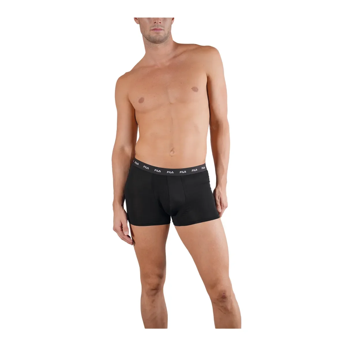 Φωτογραφία προϊόντος: FILA Ανδρικό Boxer Bamboo Elastic Band, Χρώμα Μαύρο-Μαύρο