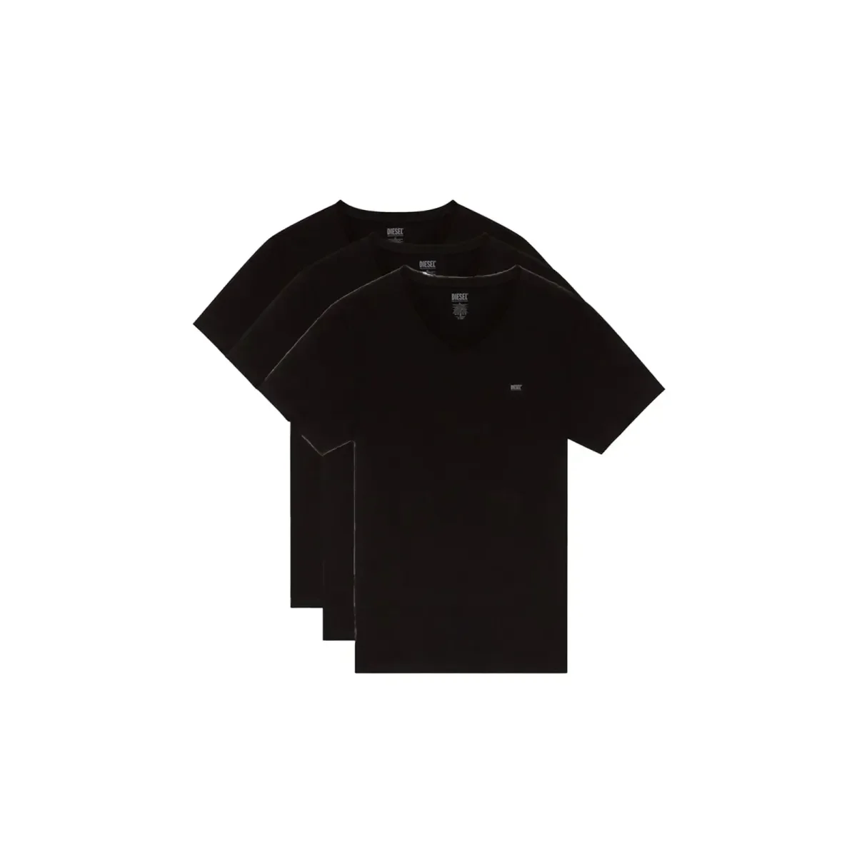 Φωτογραφία προϊόντος: Diesel Ανδρικό Φανελάκι T-Shirt V Michael Logo - Τριπλό Πακέτο, Χρώμα Μαύρο