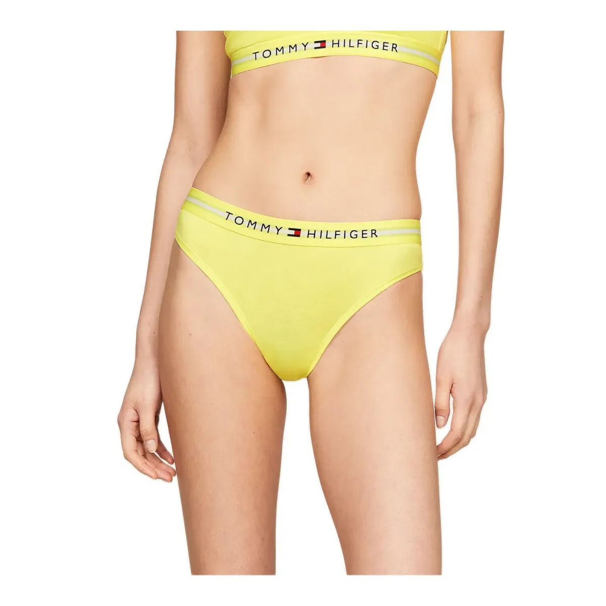 Φωτογραφία προϊόντος: Tommy Hilfiger Γυναικείο String Logo Waistband Thong, Χρώμα Yellow Tulip
