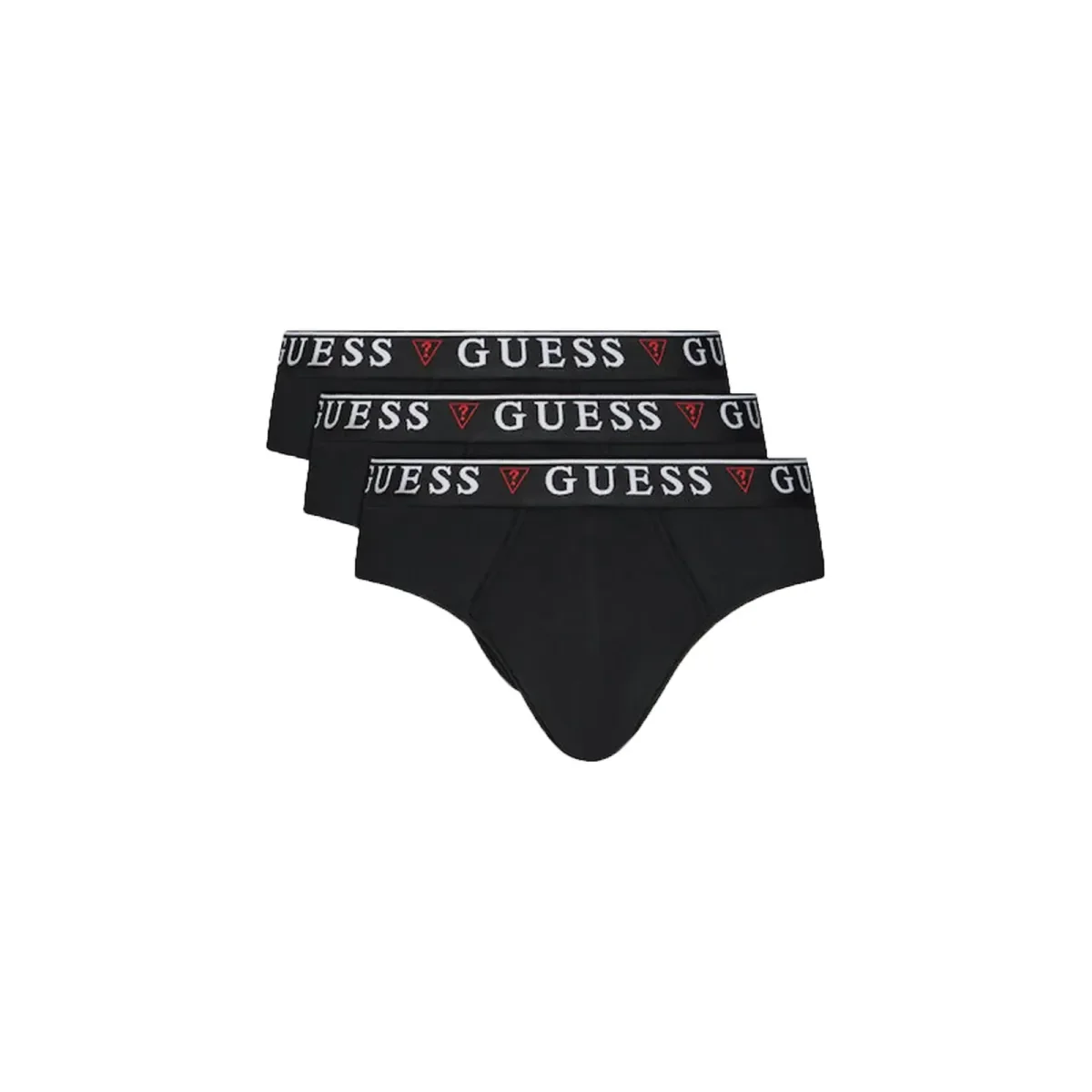 Φωτογραφία προϊόντος: Guess Ανδρικό Slip Logo Guess - Τριπλό Πακέτο, Χρώμα Jet Black-Frost
