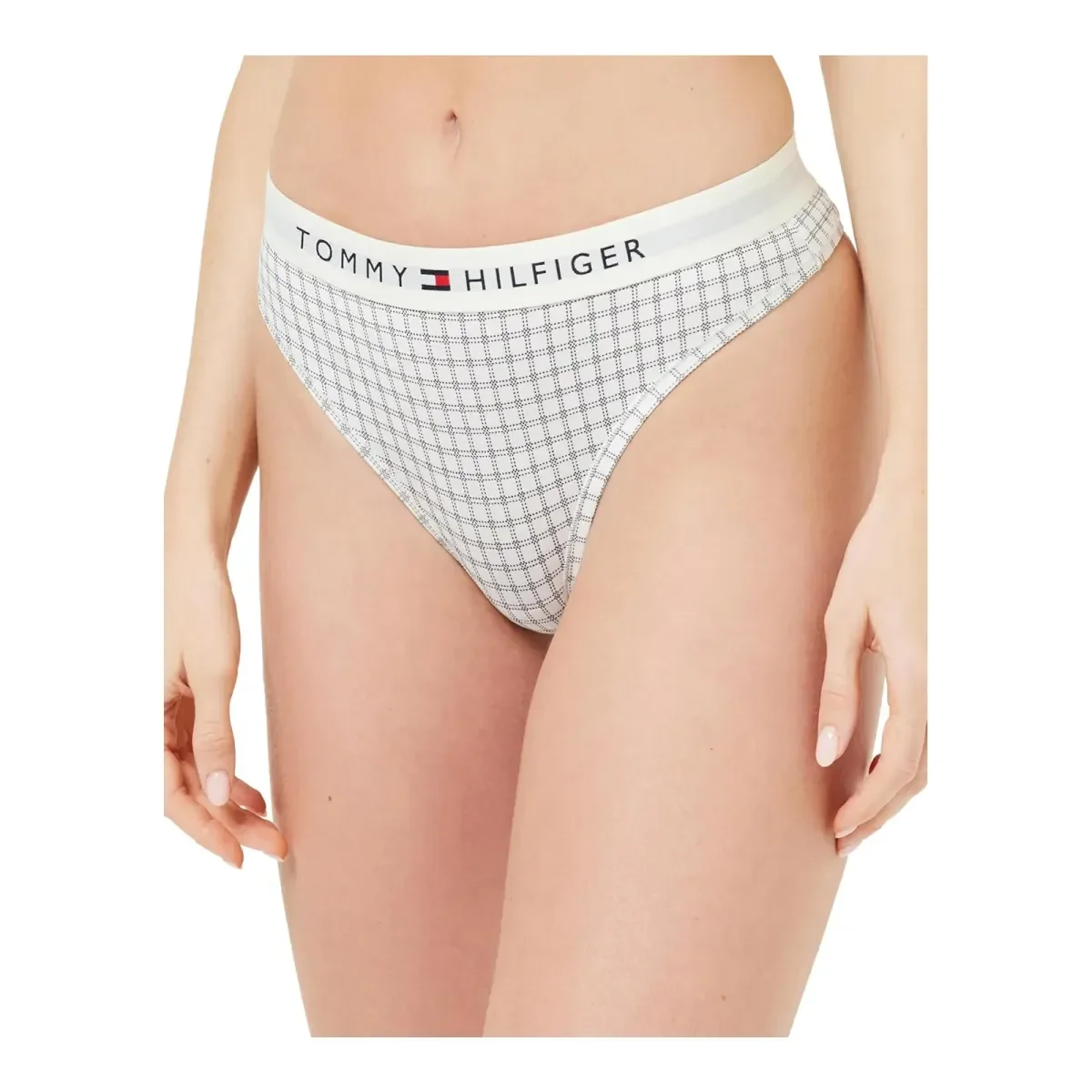 Φωτογραφία προϊόντος: Tommy Hilfiger Γυναικείο String TH Original Thong, Χρώμα Ctb Grid Check Ivory