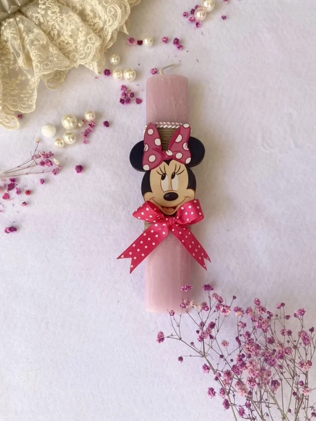 Φωτογραφία προϊόντος: Λαμπάδα minnie rose
