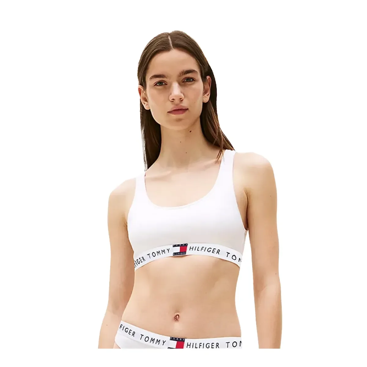 Φωτογραφία προϊόντος: Tommy Hilfiger Γυναικείο Μπουστάκι Logo Unlined Bralette, Χρώμα Λευκό
