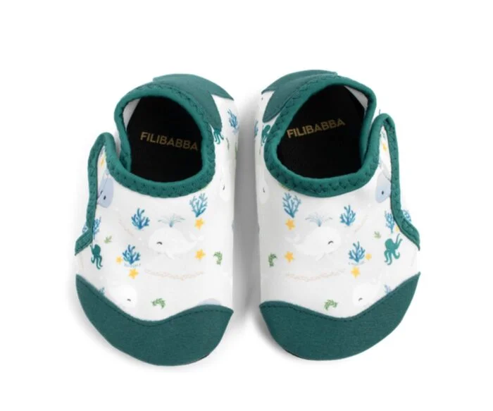 Φωτογραφία προϊόντος: Filibabba Bath Shoes Christian’s Whale Tales
