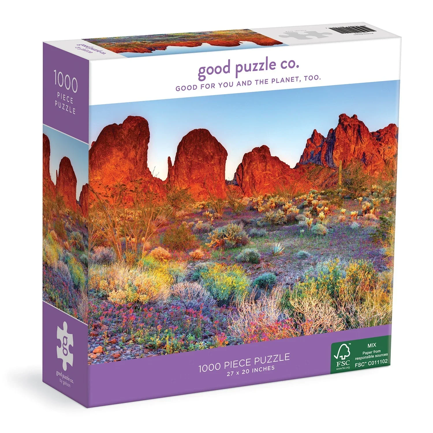 Φωτογραφία προϊόντος: GOOD PUZZLE COMPANY, Παζλ 1000 κομματιών Arizona Desert