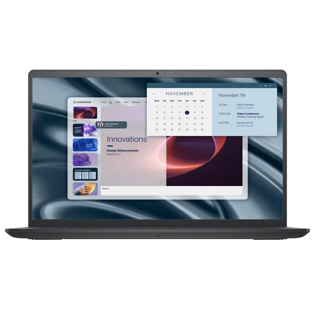 Φωτογραφία προϊόντος: DELL PV15255 AMD Ryzen™ 5 7520U Laptop 39.6 cm (15.6") Full HD 8 GB LPDDR5-SDRAM 512 GB SSD Wi-Fi 5 (802.11ac) Windows 11 Pro Black