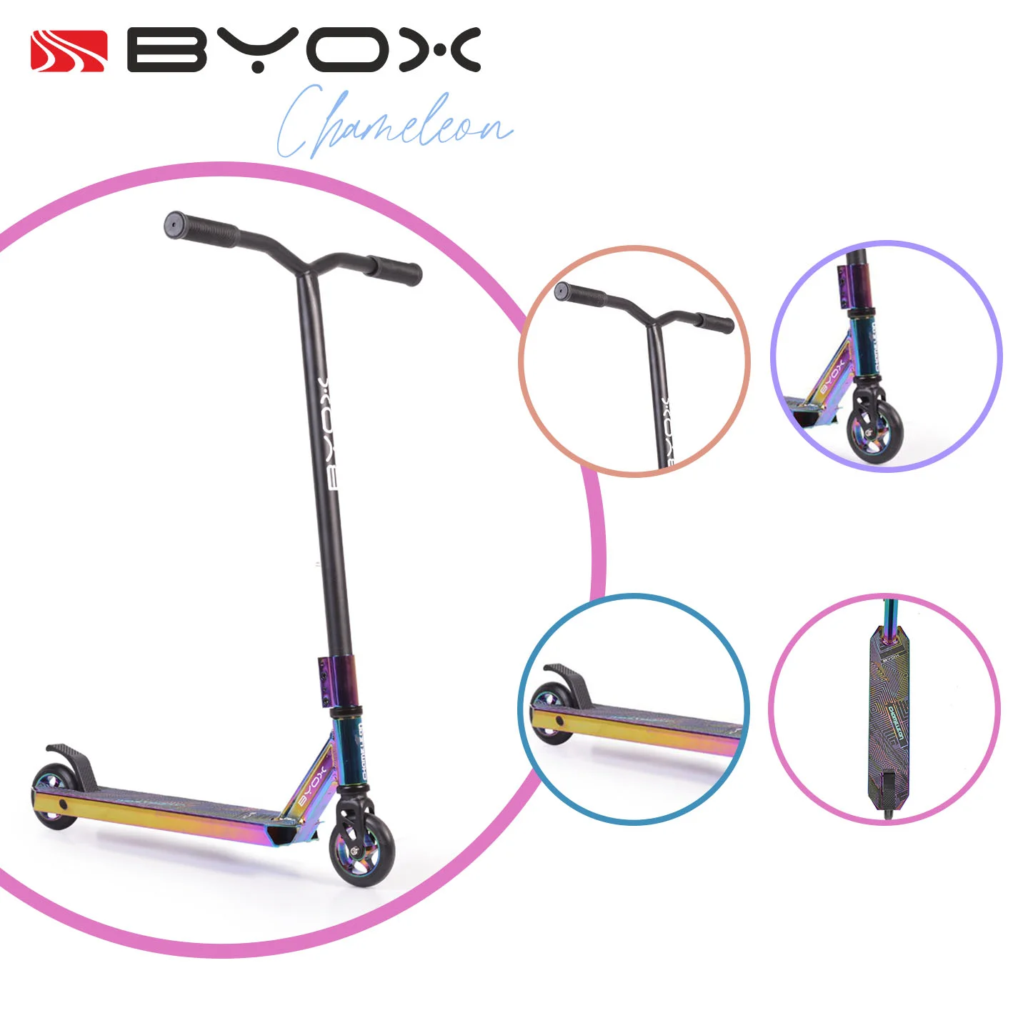 Φωτογραφία προϊόντος: BYOX - Stunt scooter Chameleon - 3800146226022