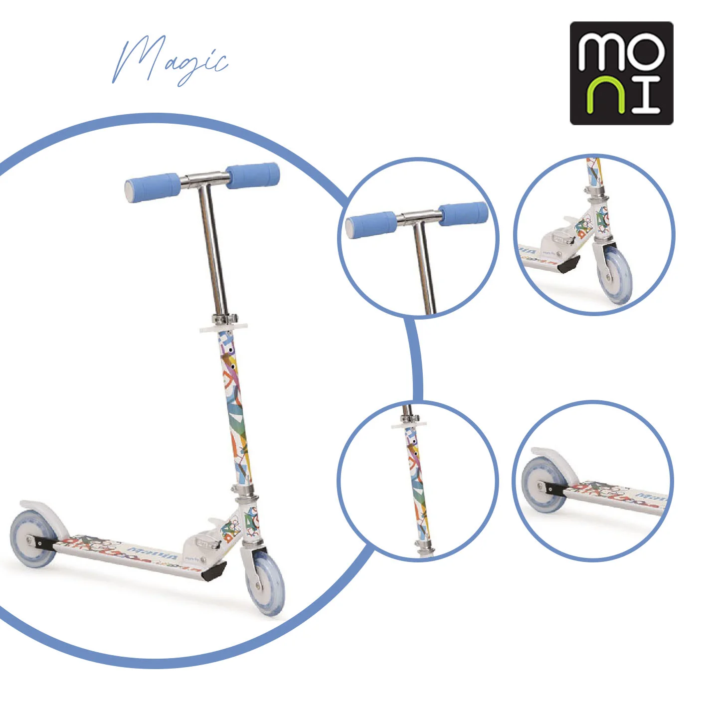 Φωτογραφία προϊόντος: MONI - Scooter Magic mania blue D001-1 - 3800146255589