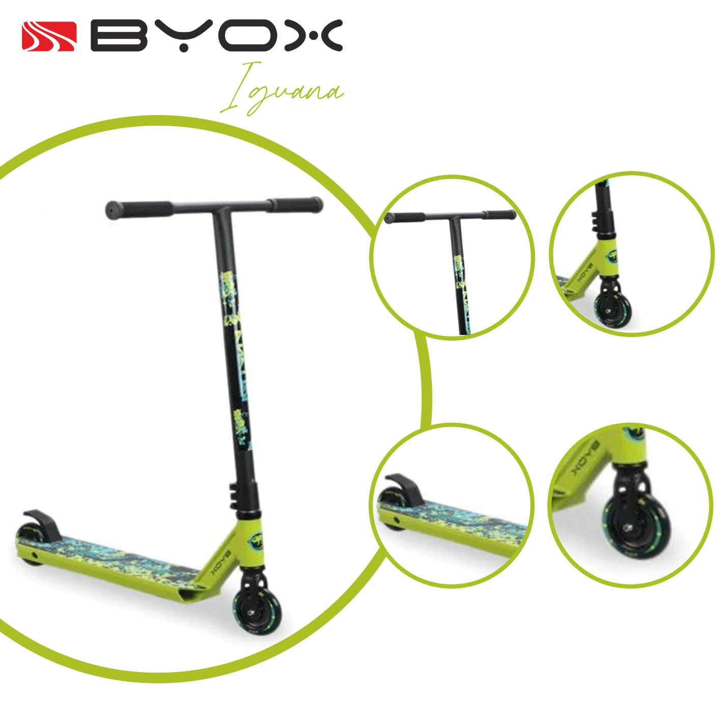 Φωτογραφία προϊόντος: BYOX - Stunt scooter Iguana - 3800146226015