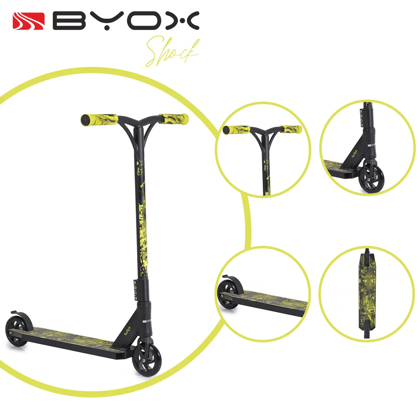 Φωτογραφία προϊόντος: BYOX - Stunt scooter Shock yellow - 3800146227258