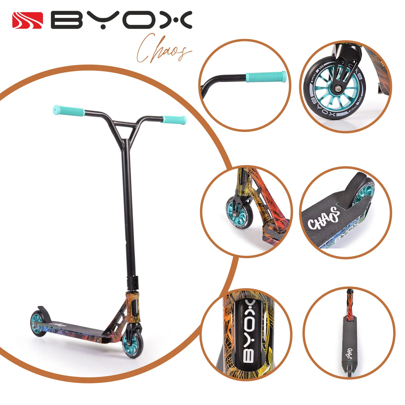 Φωτογραφία προϊόντος: BYOX - Stunt scooter Chaos - 3800146227012