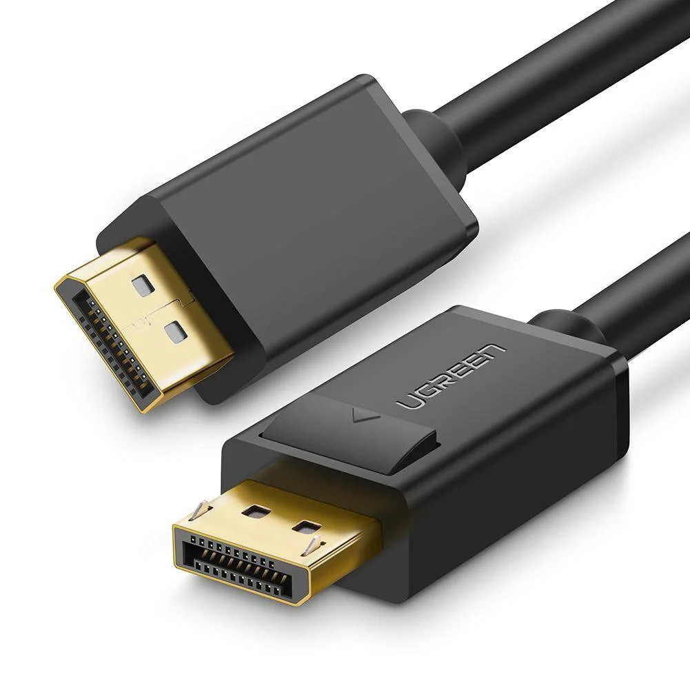 Φωτογραφία προϊόντος: Καλώδιο DisplayPort σε DisplayPort UGREEN DP102, 4K, 3D, 1m (Μαύρο)