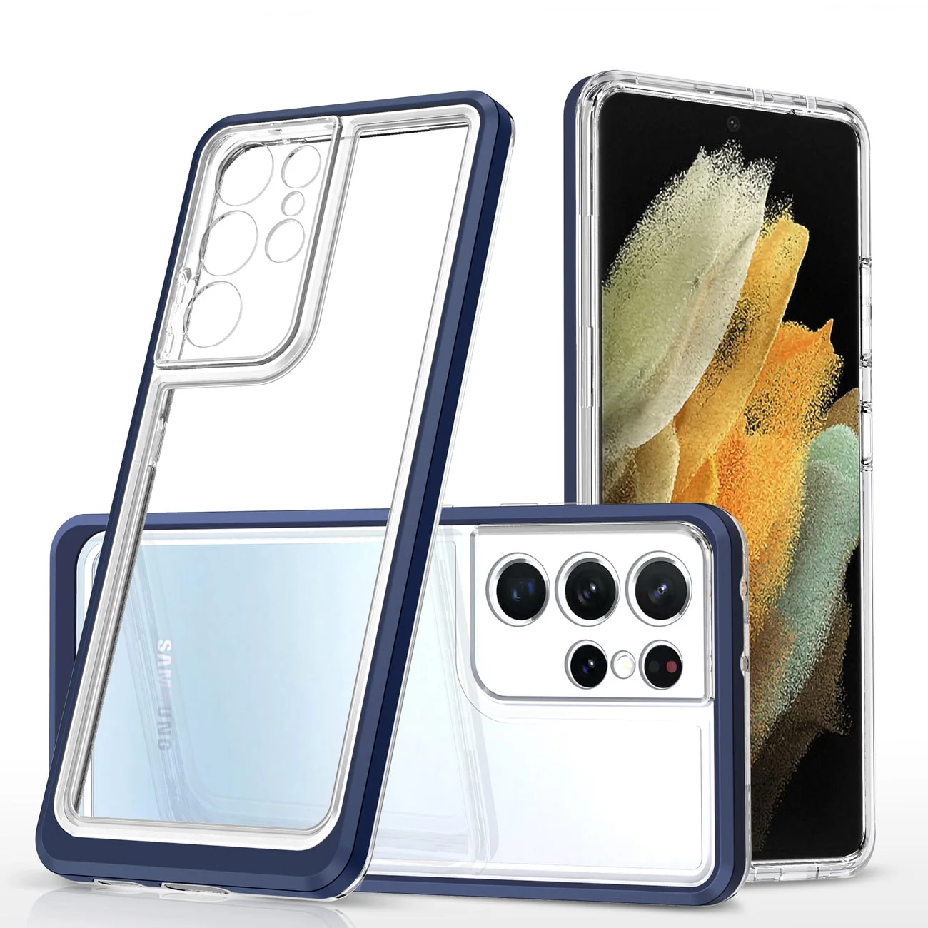 Φωτογραφία προϊόντος: OEM Θήκη Galaxy S23 Ultra (Μπλε / Διάφανο)
