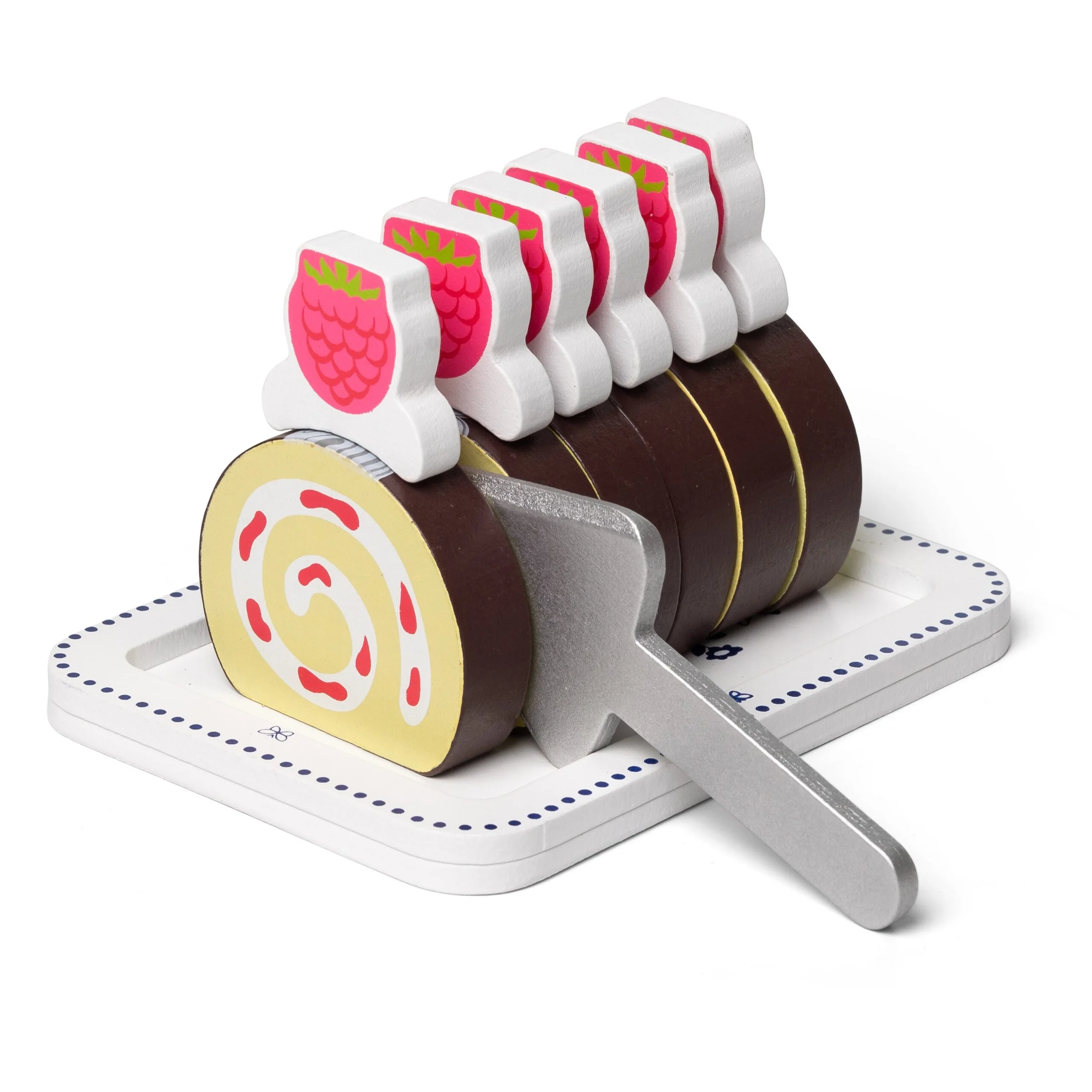 Φωτογραφία προϊόντος: Ξύλινo Κέικ Swiss Roll με Σπάτουλα - Mama Memo