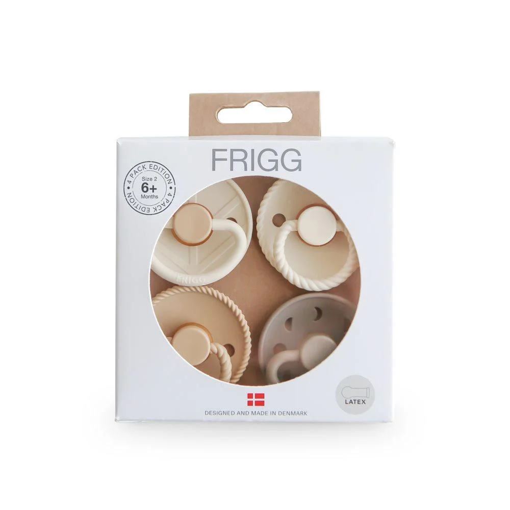 Φωτογραφία προϊόντος: Σετ 4 Πιπίλες Latex FRIGG – Crystal Sparkle 6-18 Μηνών