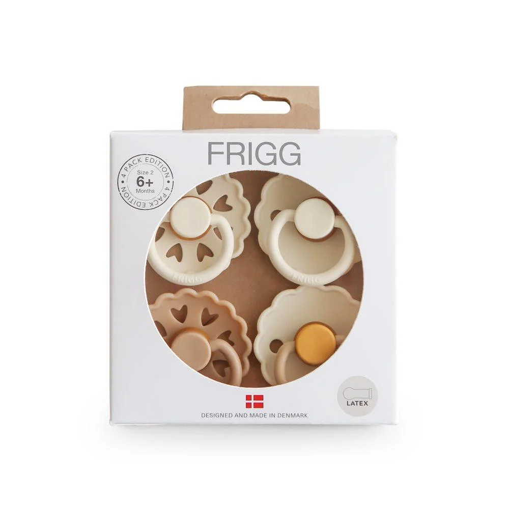 Φωτογραφία προϊόντος: Σετ 4 Πιπίλες Latex FRIGG – Snowflake Dream 6-18 Μηνών