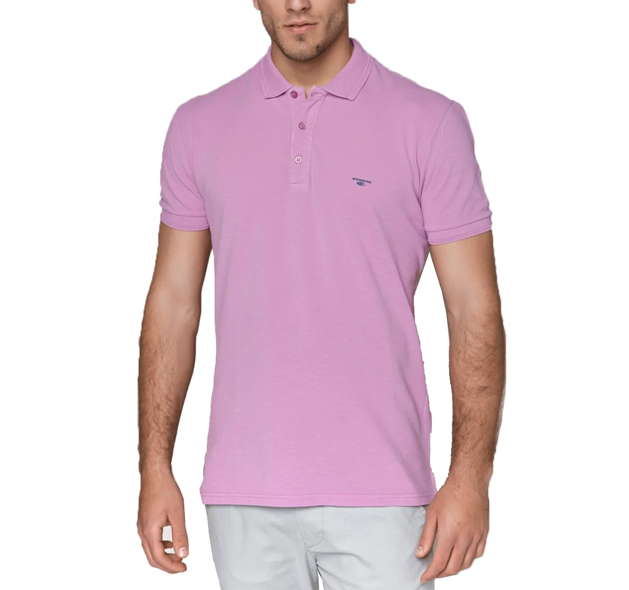 Φωτογραφία προϊόντος: ΑΝΔΡΙΚΕΣ ΜΠΛΟΥΖΕΣ T-SHIRTS EDWARD JEANS PINK CODE