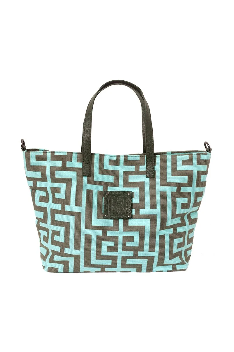 Φωτογραφία προϊόντος: Midneto Calypso Mint Khaki Labyrinth Bag