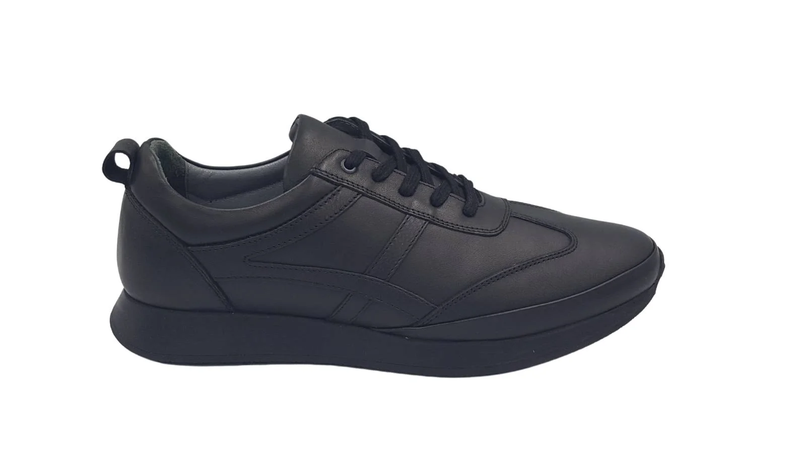 Φωτογραφία προϊόντος: Leder Shoes Ανδρικά Δερμάτινα Sneakers - 22488T - Μαύρο