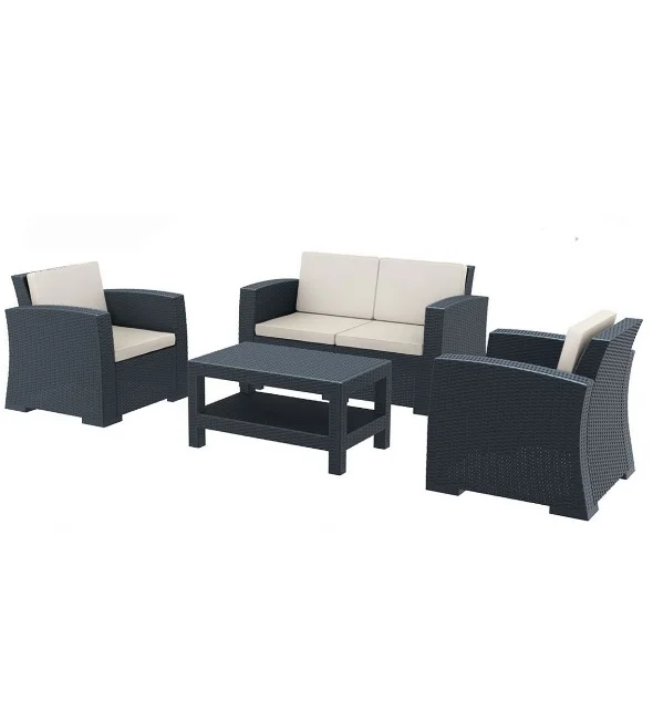 Φωτογραφία προϊόντος: Monaco/ST-2* Lounge set 4pc Anthracite
