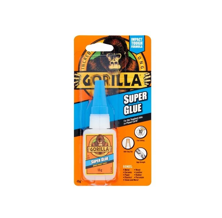Φωτογραφία προϊόντος: Gorilla Super Glue Κυανοακρυλική Κόλλα 15g