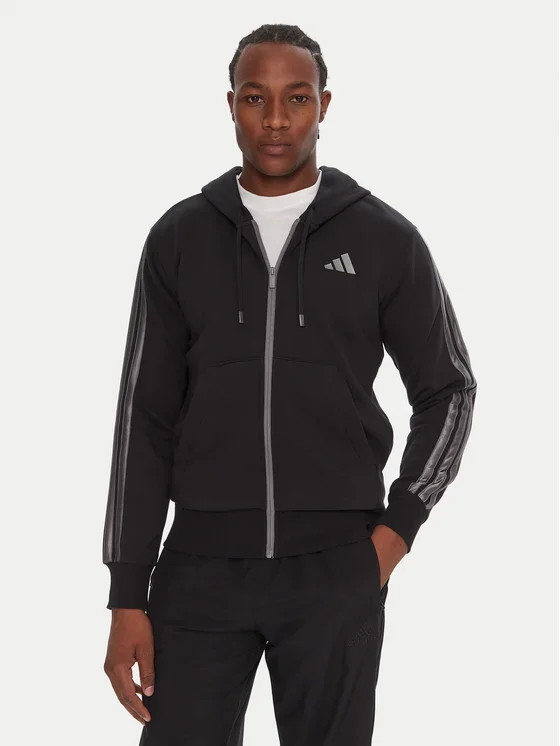 Φωτογραφία προϊόντος: ADIDAS Μπλούζα Holiday 3-Stripes JM1695 Μαύρο Regular Fit ΜΑΥΡΟ